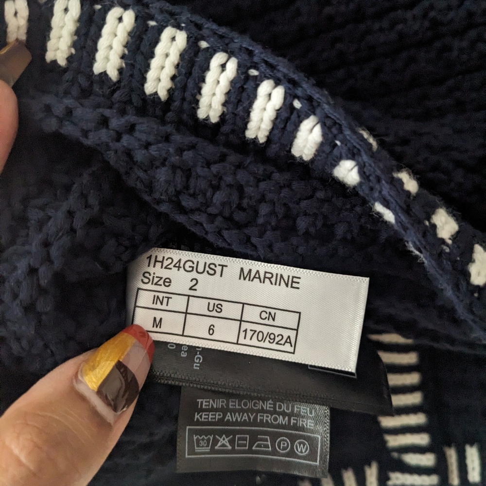 ba&Sh Gustave Sweater Vest/Cardigan NWOT - Picture 5 of 6